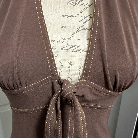 BCBG MaxAzria Halter Backless Dress Size S - Picture 5 of 10